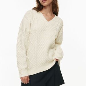 Sunday Best Peggy Merino Wool V-Neck Sweater